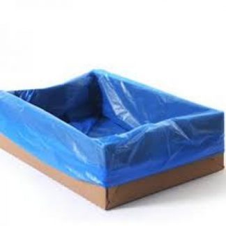 Blue Carton Liners with Welded Gusset