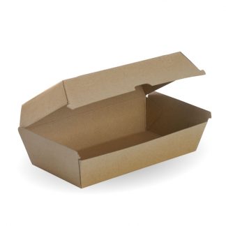 Paperboard Clam Snack Box Large