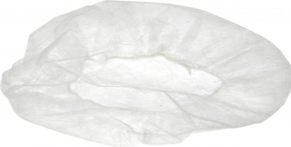 21 inch Bouffant Cap White