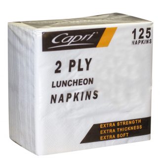 White 2 PLY Luncheon Napkins