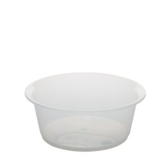1055ml Round Clear Medium Size Microwavable Container Base main view