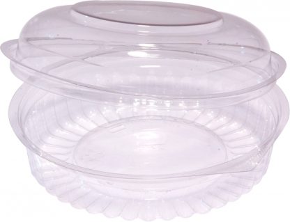 Food Bowl Clear Hinged Dome Lid 20 oz