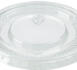 Round lid to suit medium portion control cup 2 oz