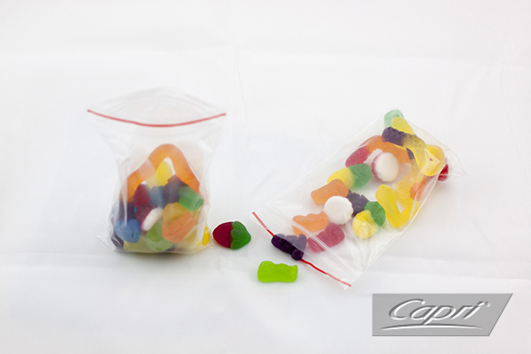 Assorted confectionary in Resealable Bags/Self Seal Bags/Zip Lock Bags