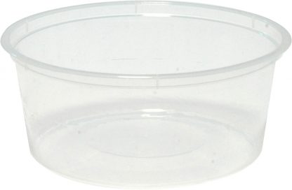 330ml Round Clear Microwavable Container