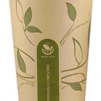CUP PAPER DRINKING HOT DOUBLE WALL SUPER COMPOSTABLE 16OZ