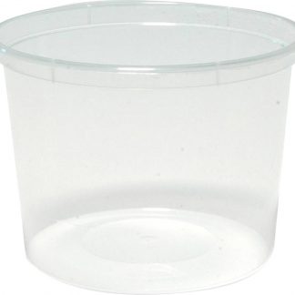 750ml Round Clear Microwavable Container