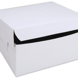 White Cake Box 10 x 10 x 5"