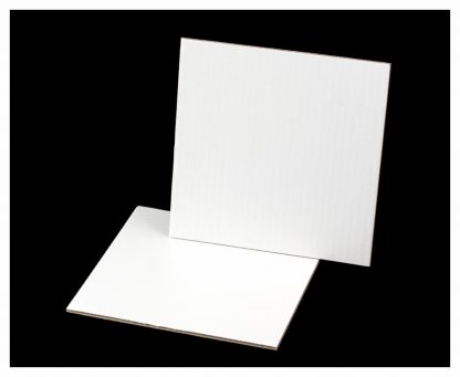 12" White Top Square Cake Board