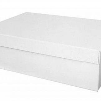 Single Box Half Slab Cake Box With Separate Lid