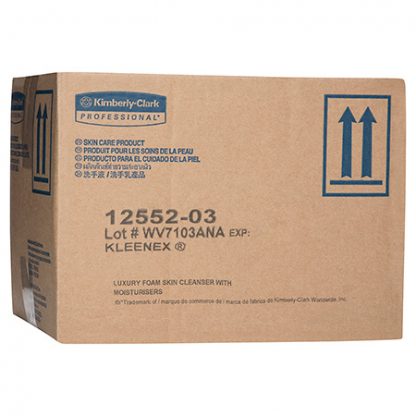 Carton of 12552 Kleenex® Luxury Moisturising Foam Soap