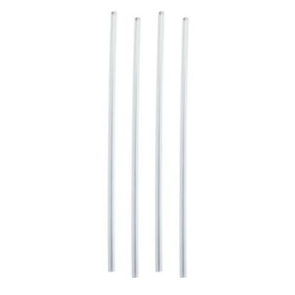 CLEAR PP JUMBO STRAWS INDIVIDUALLY WRAPPED