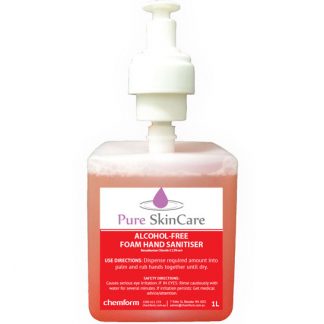 Pure Skin Care Alcohol-Free Foam Hand Sanitiser in 1L Dispenser