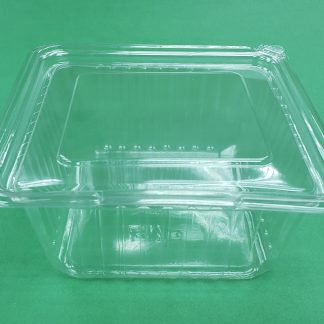 Large Deep Hinged Salad Container