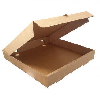 13" Plain Brown Pizza Box