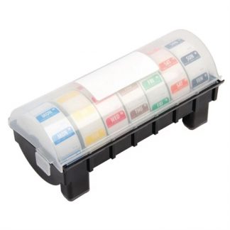 Vogue Removable Colour Coded Food Labels with 1" Dispenser