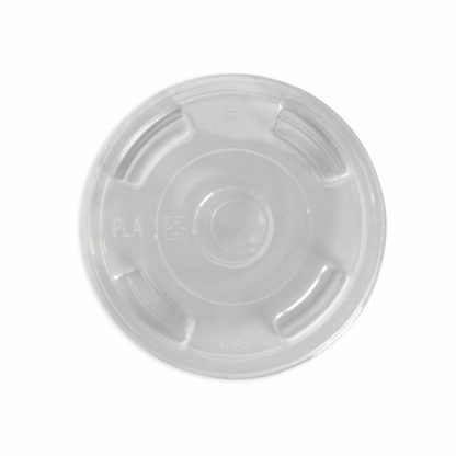 300-700ML CLEAR FLAT LID TOP VIEW