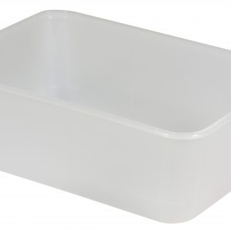 Freezer Grade 750ml Rectangular Clear Microwavable Container