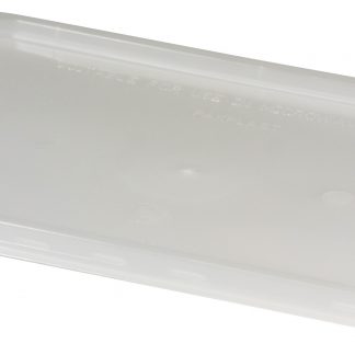 Freezer Grade Microwavable Container Rectangular Flat Lid