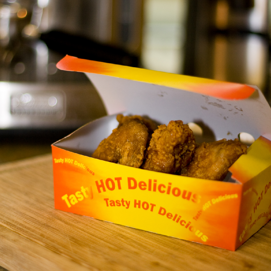 Printed Snack Box serving Fried Chicken