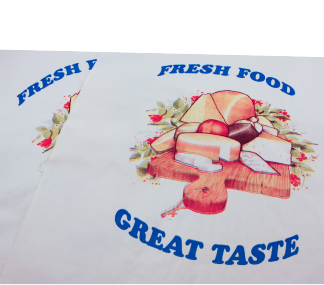 Printed "Fresh Food Great Taste" Deli Paper