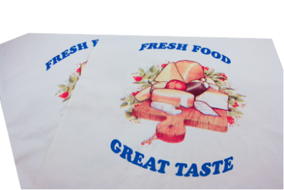 Printed "Fresh Food Great Taste" Deli Paper