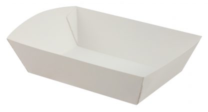 Small Plain White Food Tray