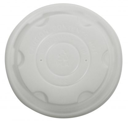 Heavyboard Round Container CPLA Lid 92mm