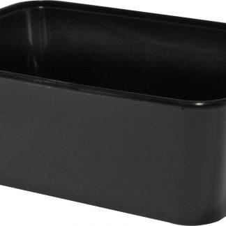 Microwavable Containers Rectangular 750ml Black