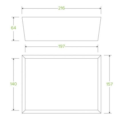 Lunch Box Large Dimensions