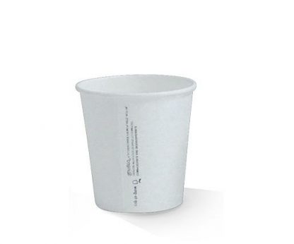 6oz PLA Coated Single Wall Cup/Plain White